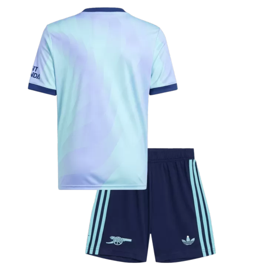 Kids Arsenal Third Away Soccer Jersey Kit 2024/25