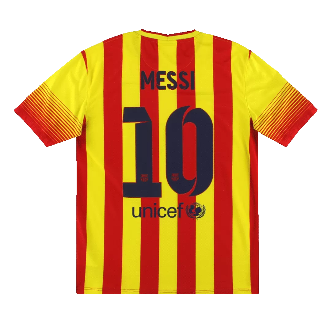 Retro MESSI #10 2013/14 Barcelona Away Soccer Jersey