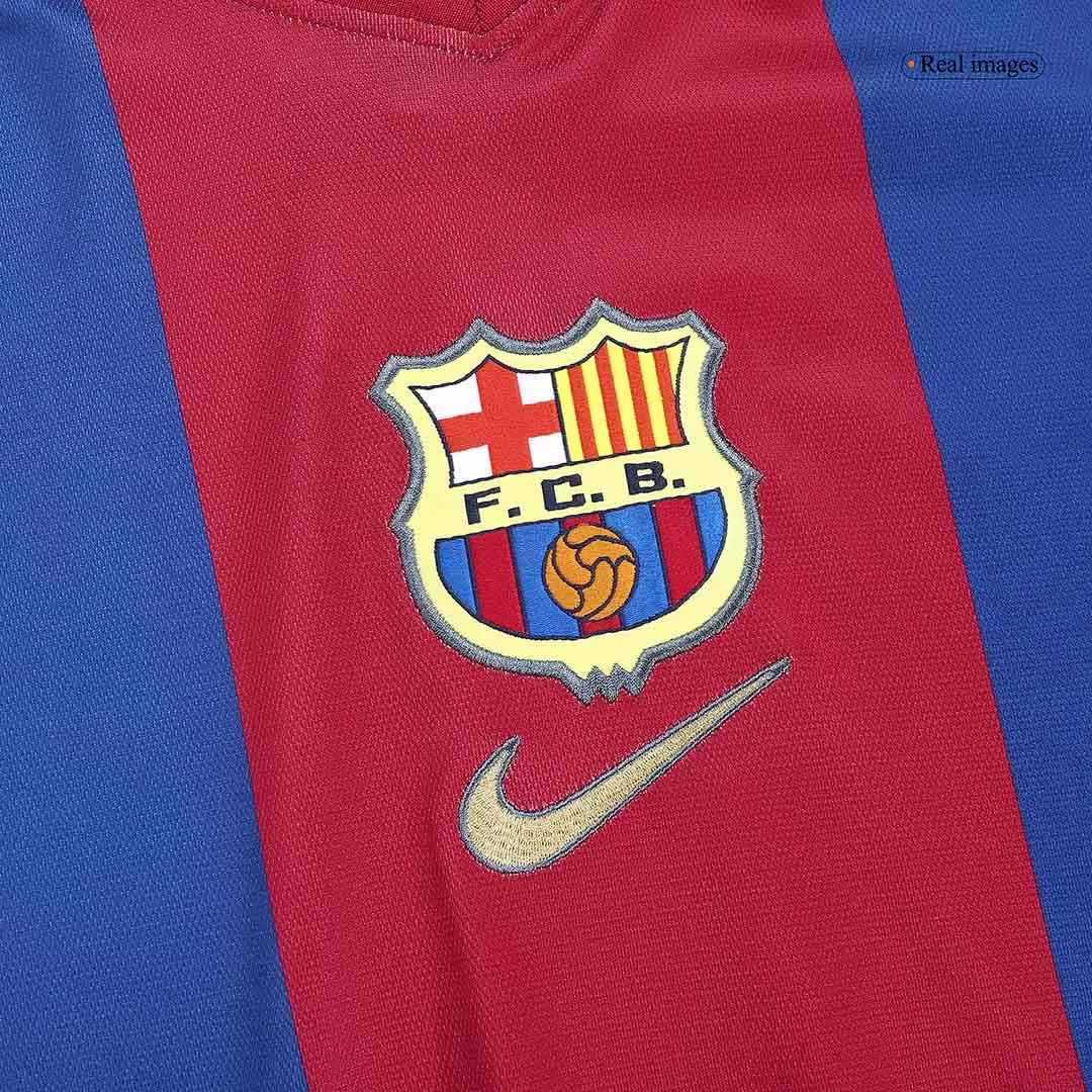 Retro 1998/99 Barcelona Home Soccer Jersey