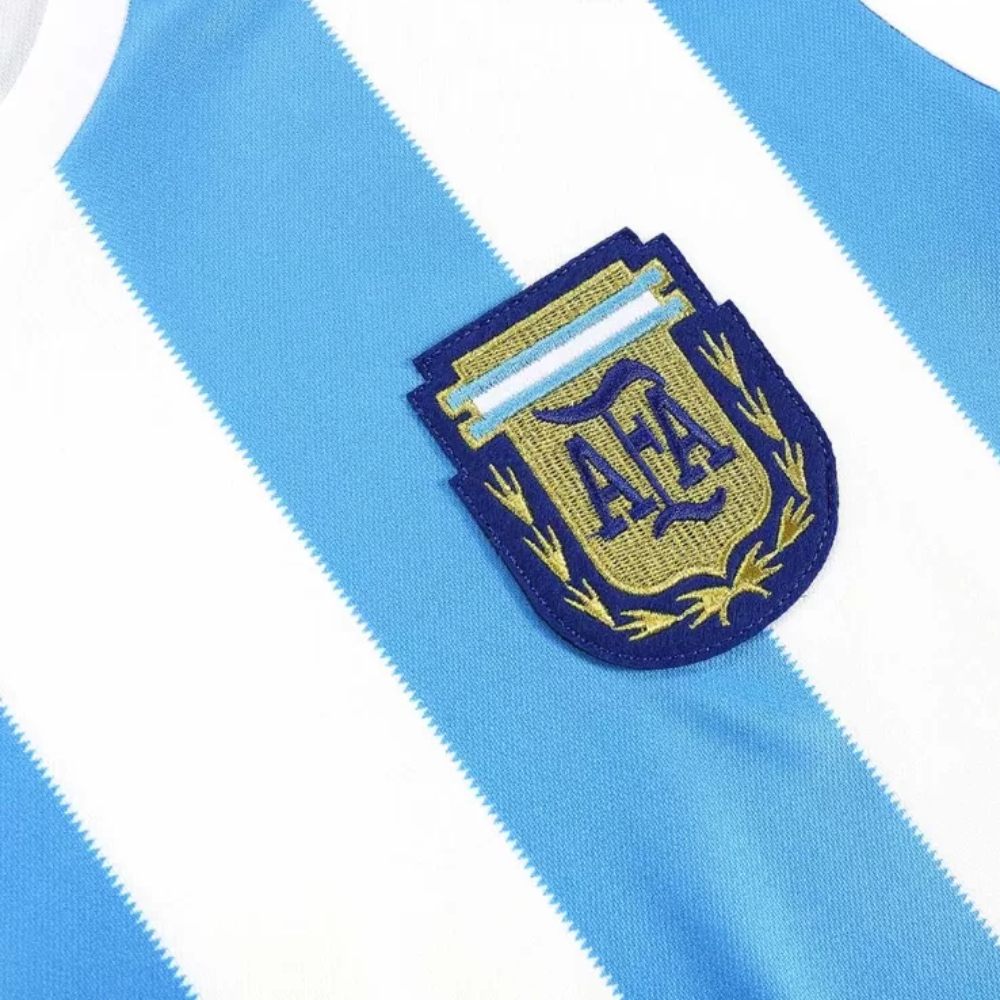 Retro 1986 Argentina Home Soccer Jersey