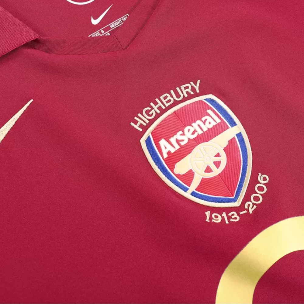 Retro 2005/06 Arsenal Home Soccer Jersey