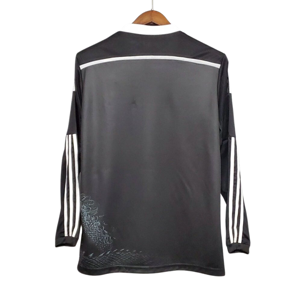 Retro 2014/15 Real Madrid Away Long Sleeve Soccer Jersey