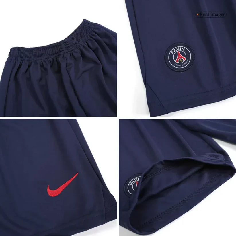 Kids PSG Home Soccer Jersey Kit 2023/24