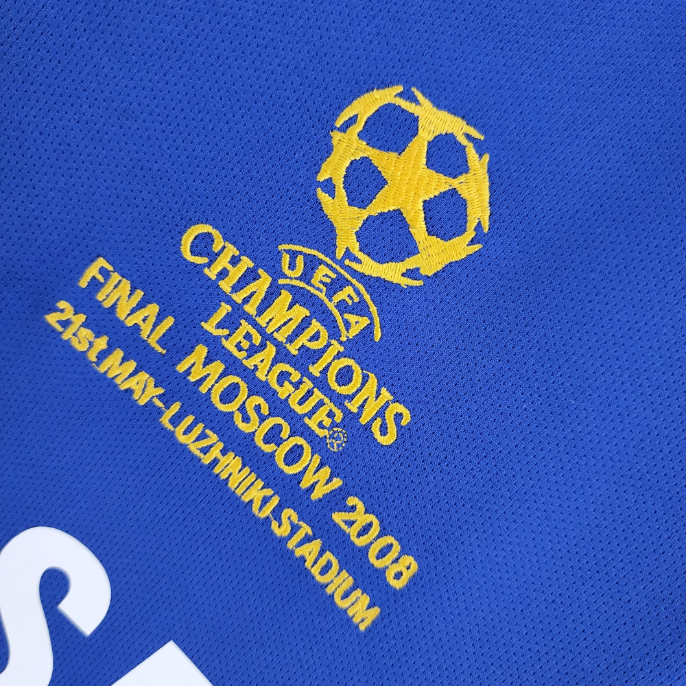 Retro 2008 Chelsea UCL Final Home Soccer Jersey