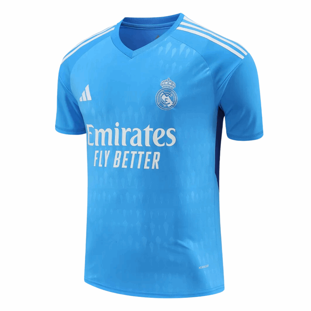 Real Madrid Goalkeeper Soccer Jersey 2023/24 Blue