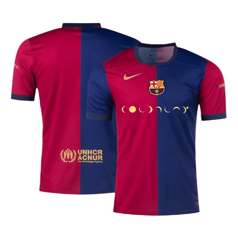 Barcelona Home Soccer Jersey 2024/25 - COLDPLAY
