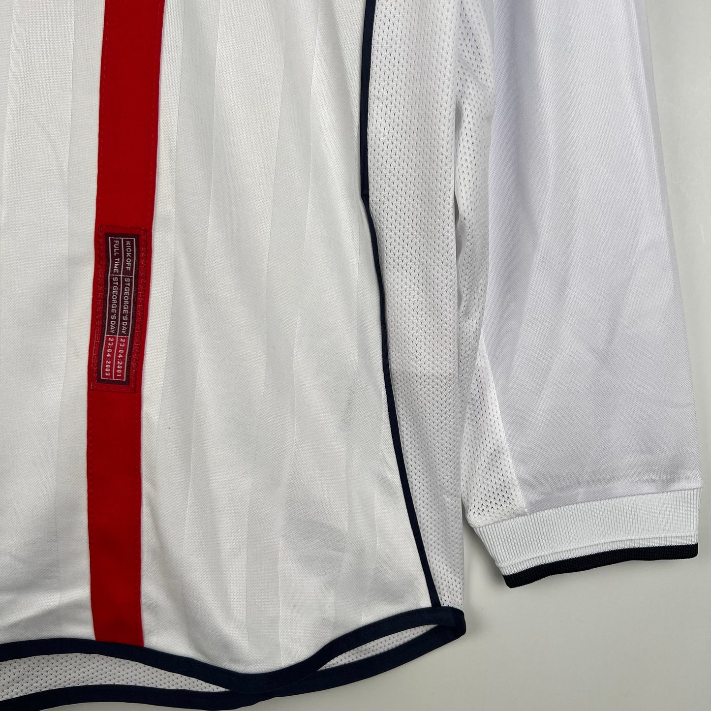 England 2002 Home Jersey Longsleeves