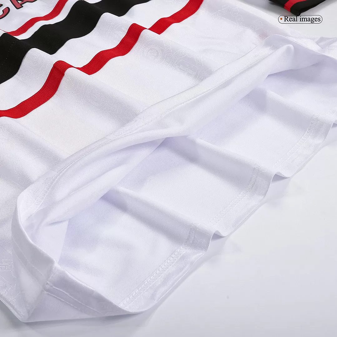 Retro 1998/99 Manchester United Away Long Sleeve Soccer Jersey