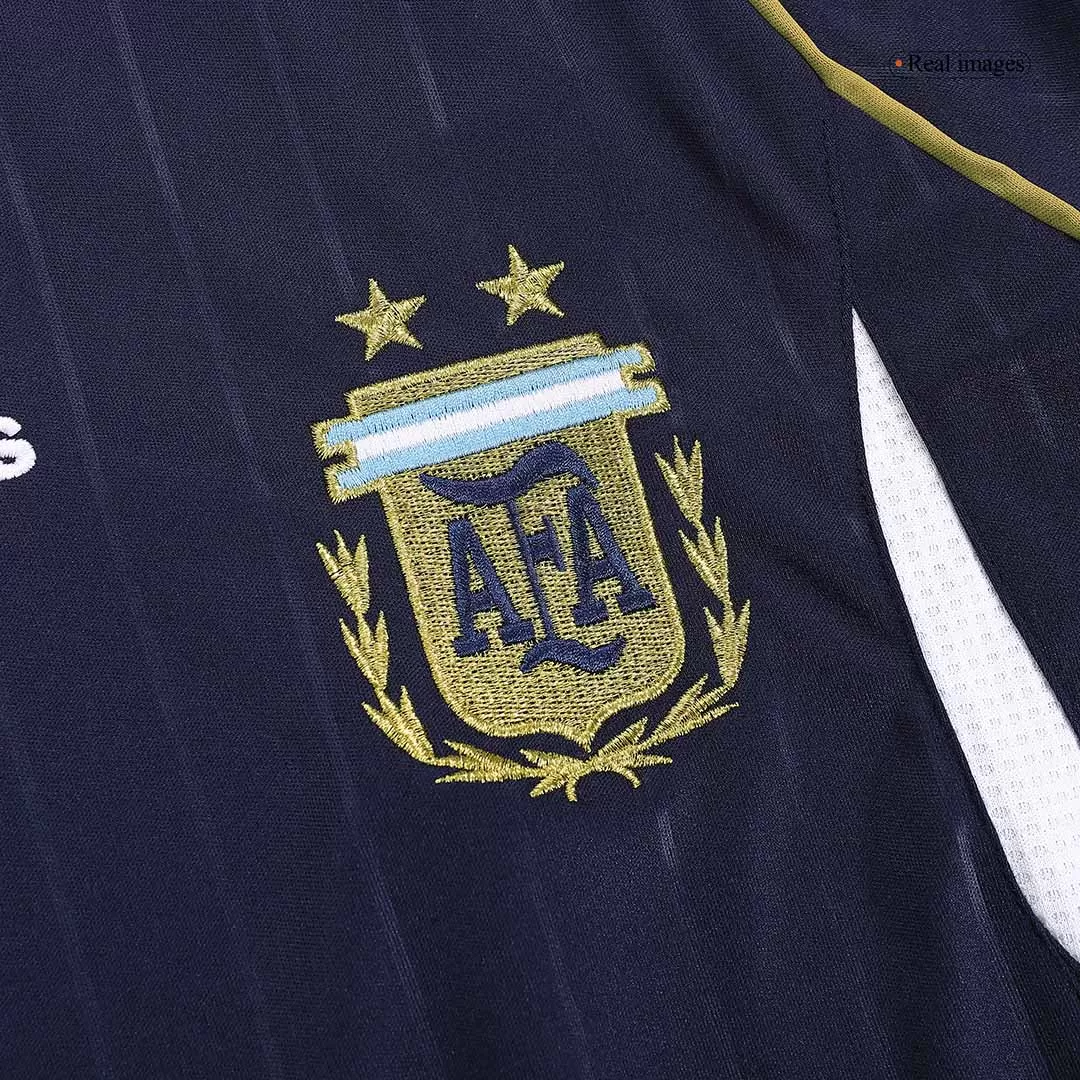 Retro 2006 Argentina Away Long Sleeve Soccer Jersey