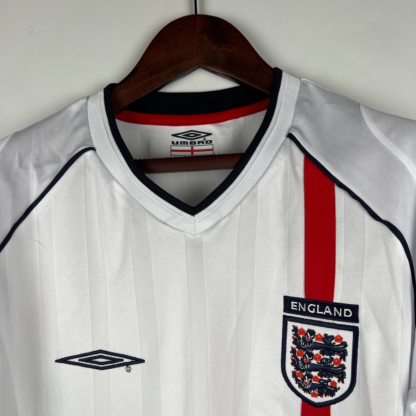 England 2002 Home Jersey Longsleeves