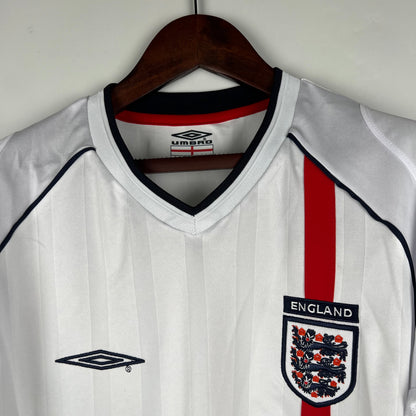 England 2002 Home Jersey Longsleeves