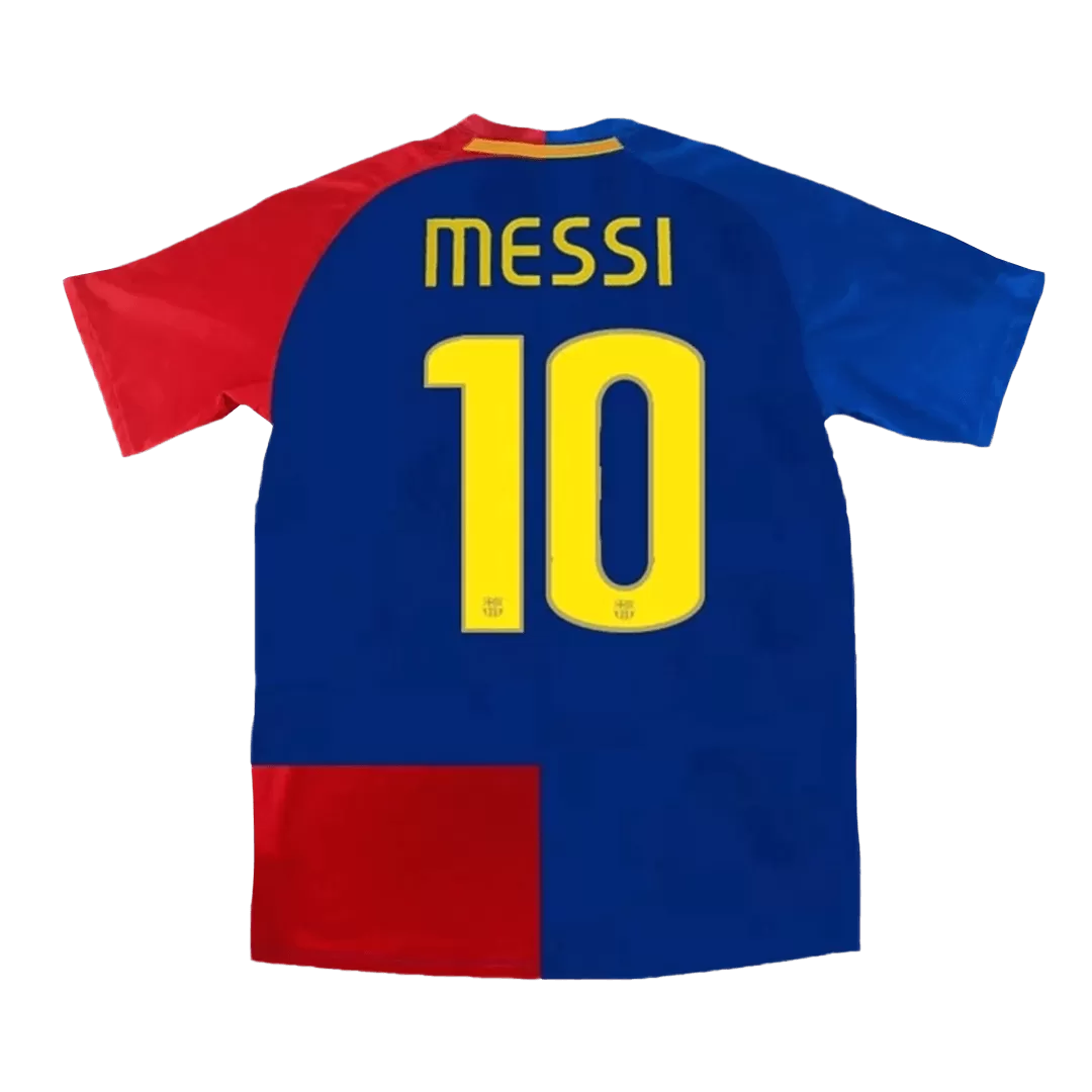 Retro MESSI #10 2008/09 Barcelona Home Soccer Jersey - UCL Final