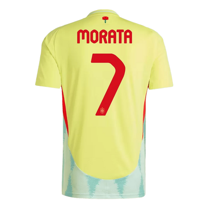 MORATA #7 Spain Away Soccer Jersey Euro 2024
