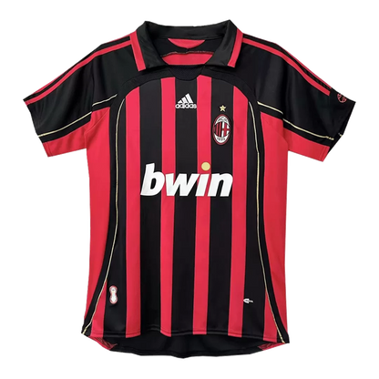 Retro MALDINI #3 2006/07 AC Milan Home Soccer Jersey