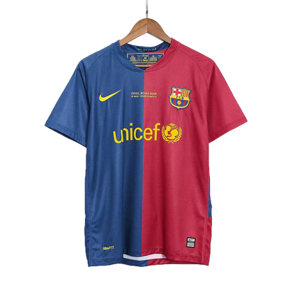 Retro 2008/09 Barcelona Home Soccer Jersey - UCL Final