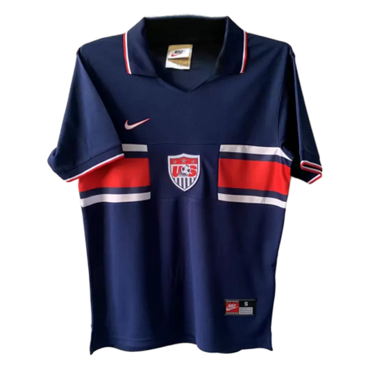 Retro 1995 USA Away Soccer Jersey