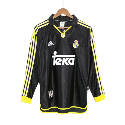 Retro 99/01 Real Madrid Away Long Sleeve Soccer Jersey