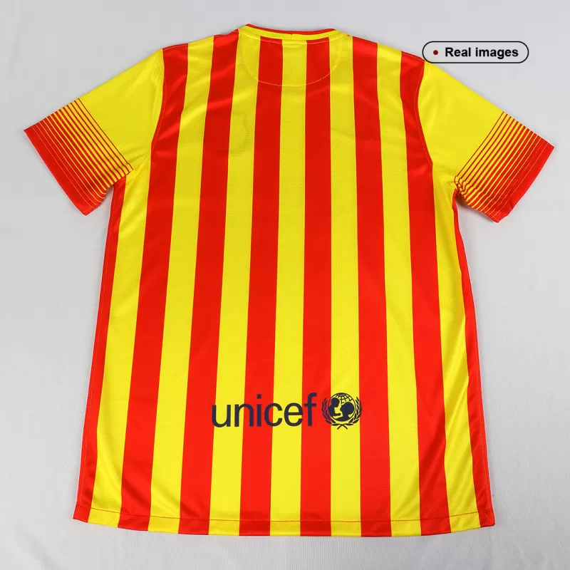 Retro 2013/14 Barcelona Away Soccer Jersey