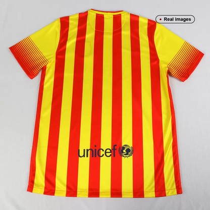 Retro 2013/14 Barcelona Away Soccer Jersey