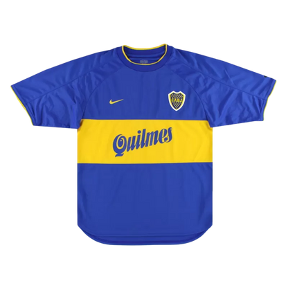 Retro 2000/01 Boca Juniors Home Soccer Jersey