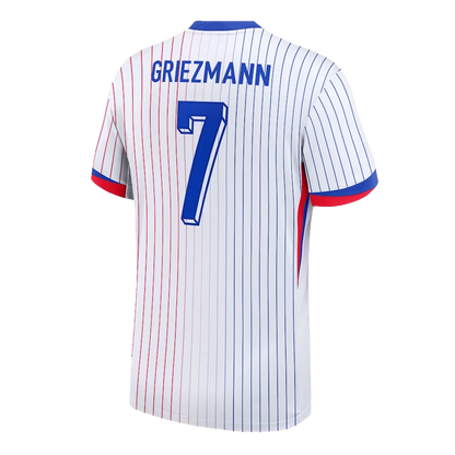GRIEZMANN #7 France Away Soccer Jersey Euro 2024