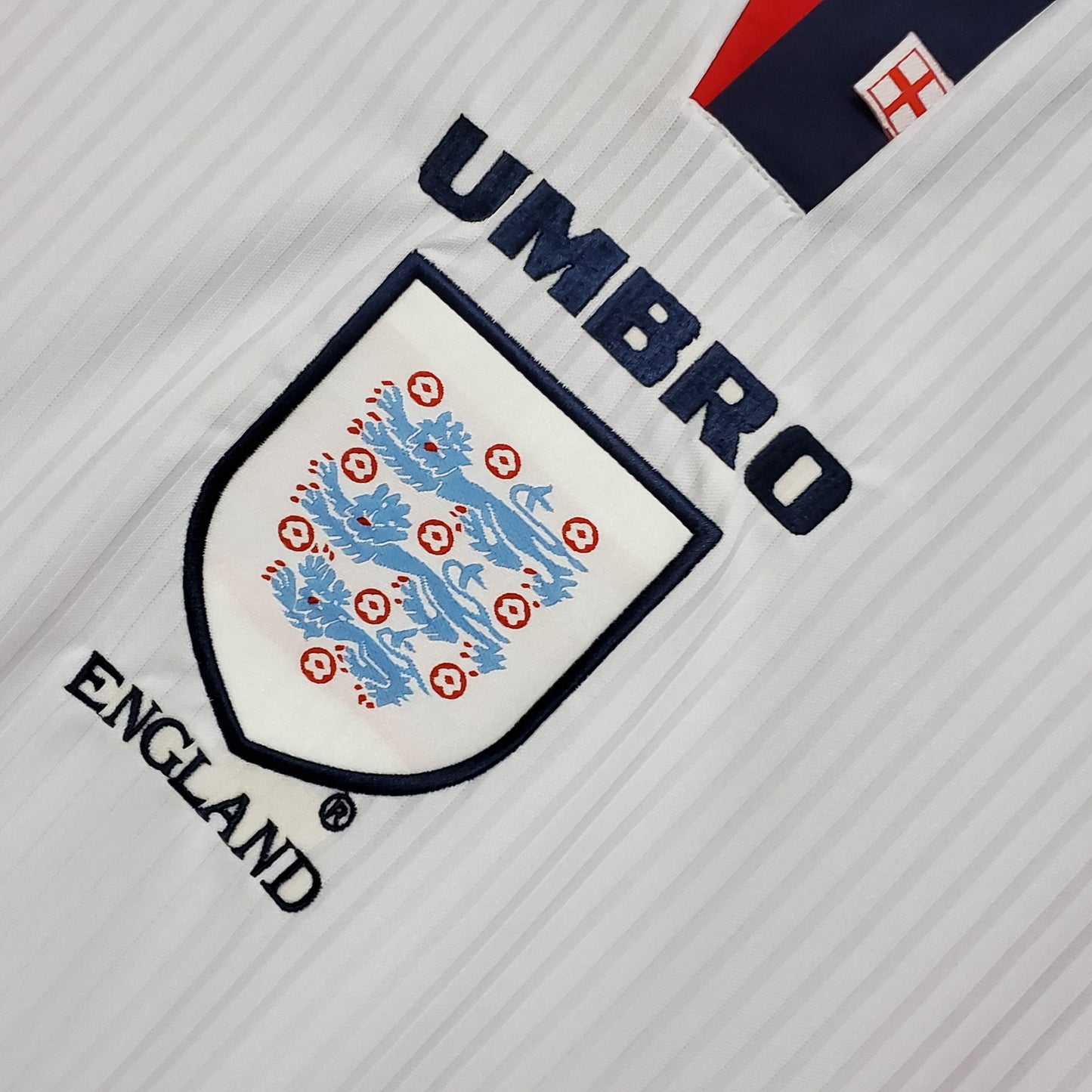 Retro England 1998 Home Jersey Long Sleeves