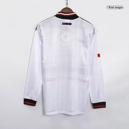 Retro 1998/99 Manchester United Away Long Sleeve Soccer Jersey