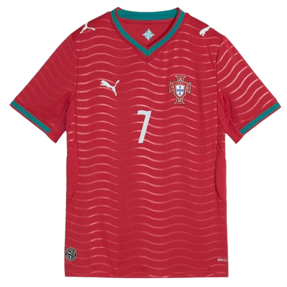 Kids Portugal Home Soccer Jersey Kit 2026 RONALDO 7