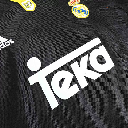 Retro 99/01 Real Madrid Away Long Sleeve Soccer Jersey