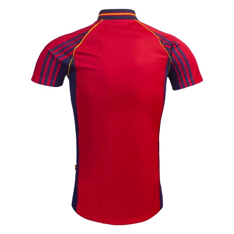Retro 1998 Spain Home Soccer Jersey