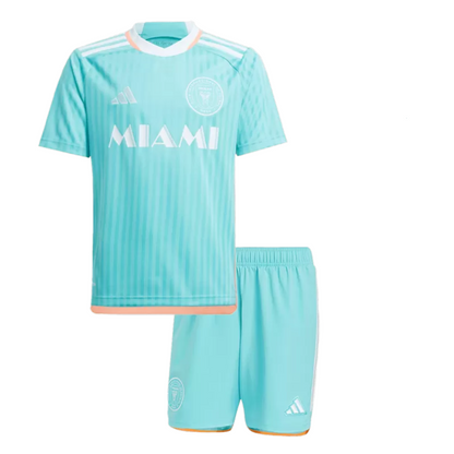 Kids Inter Miami CF Third Away Soccer Jersey Kit 2024