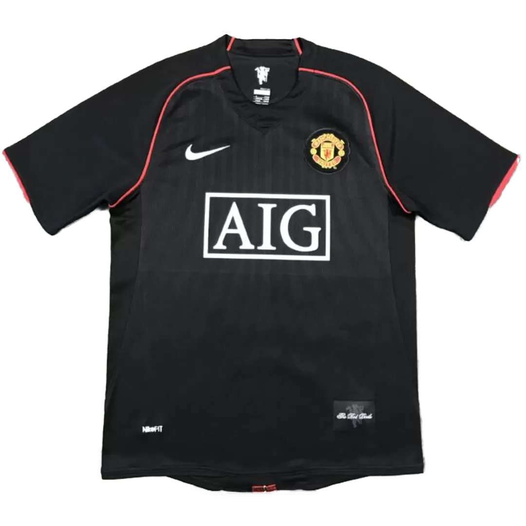 Retro RONALDO #7 2007/08 Manchester United Away Soccer Jersey