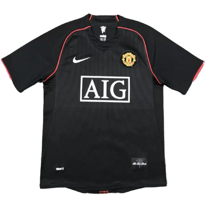 Retro RONALDO #7 2007/08 Manchester United Away Soccer Jersey