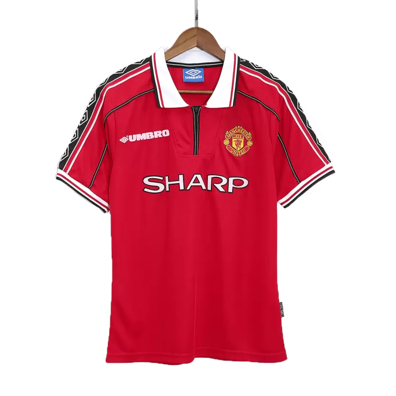 Retro 98/00 Manchester United Home Soccer Jersey