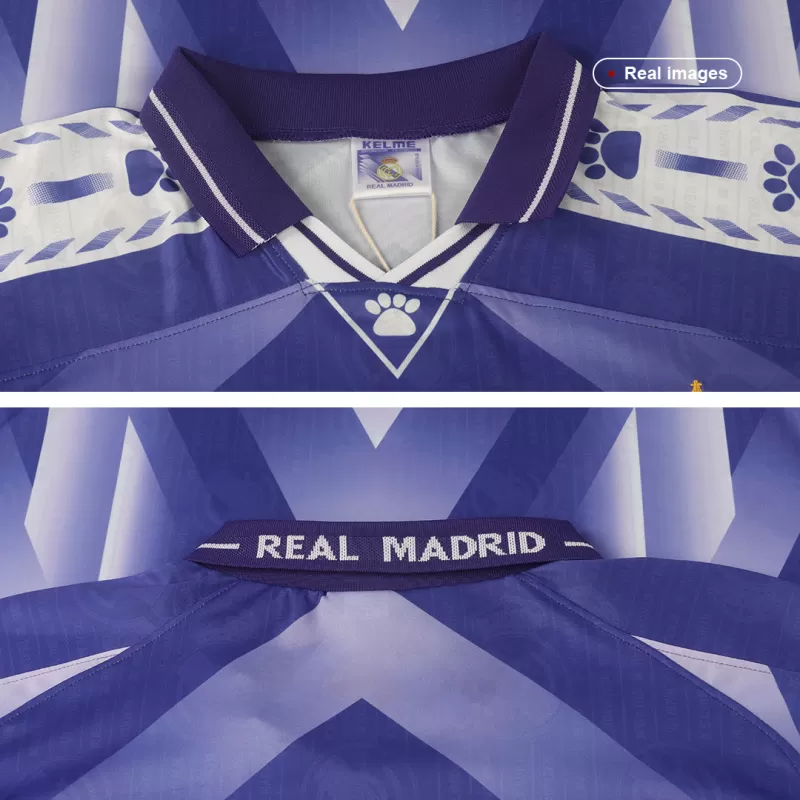 Retro 1996/97 Real Madrid Away Soccer Jersey