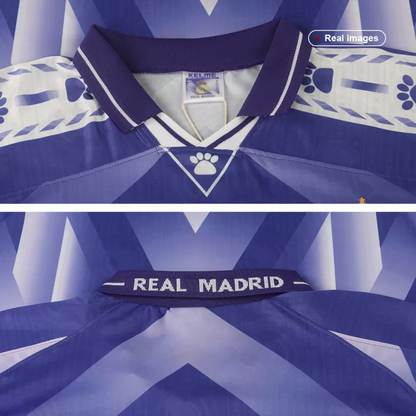 Retro 1996/97 Real Madrid Away Soccer Jersey