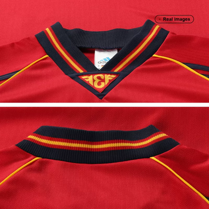 Retro 1998 Spain Home Soccer Jersey