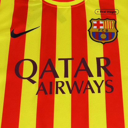 Retro 2013/14 Barcelona Away Soccer Jersey