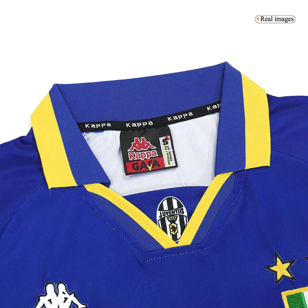 Retro 1995/96 Juventus Away Short Sleeve Soccer Jersey