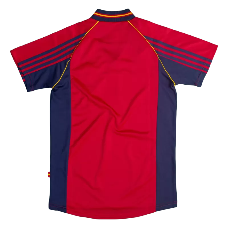 Retro 1998 Spain Home Soccer Jersey