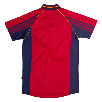 Retro 1998 Spain Home Soccer Jersey