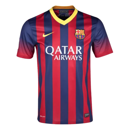 Retro 2013/14 Barcelona Home Soccer Jersey