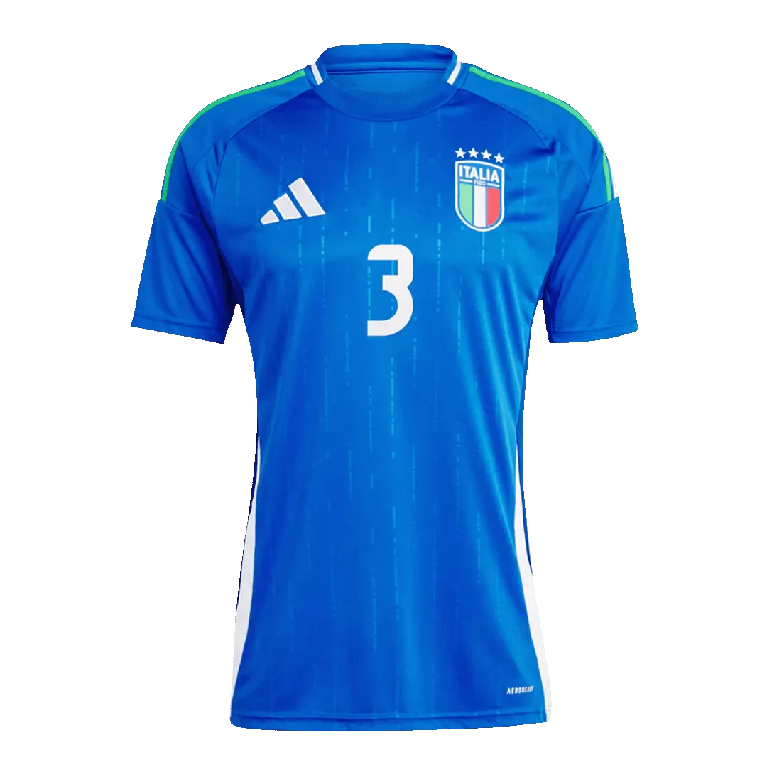 DIMARCO #3 Italy Home Soccer Jersey Euro 2024
