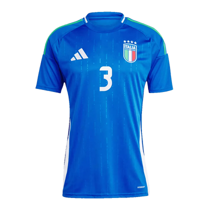 DIMARCO #3 Italy Home Soccer Jersey Euro 2024