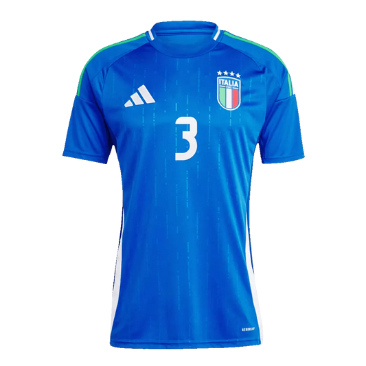 DIMARCO #3 Italy Home Soccer Jersey Euro 2024