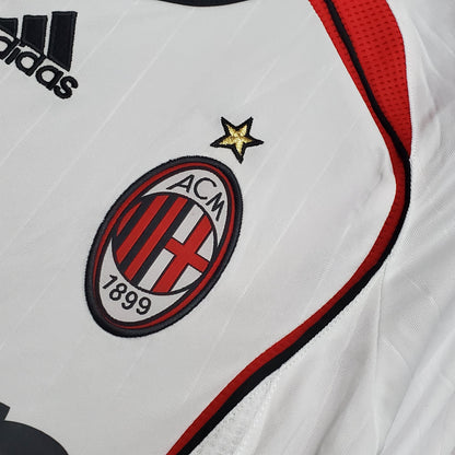 Retro 2006/07 AC Milan Away Long Sleeve Soccer Jersey