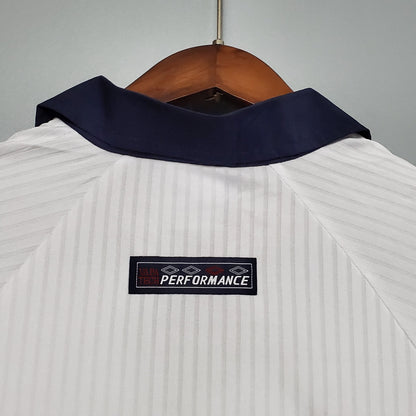 Retro England 1998 Home Jersey Long Sleeves