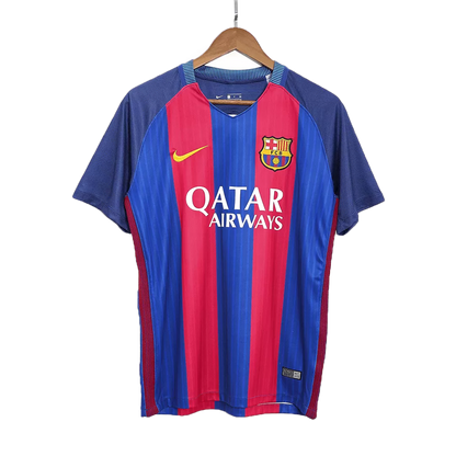 Retro 2016/17 Barcelona Home Soccer Jersey