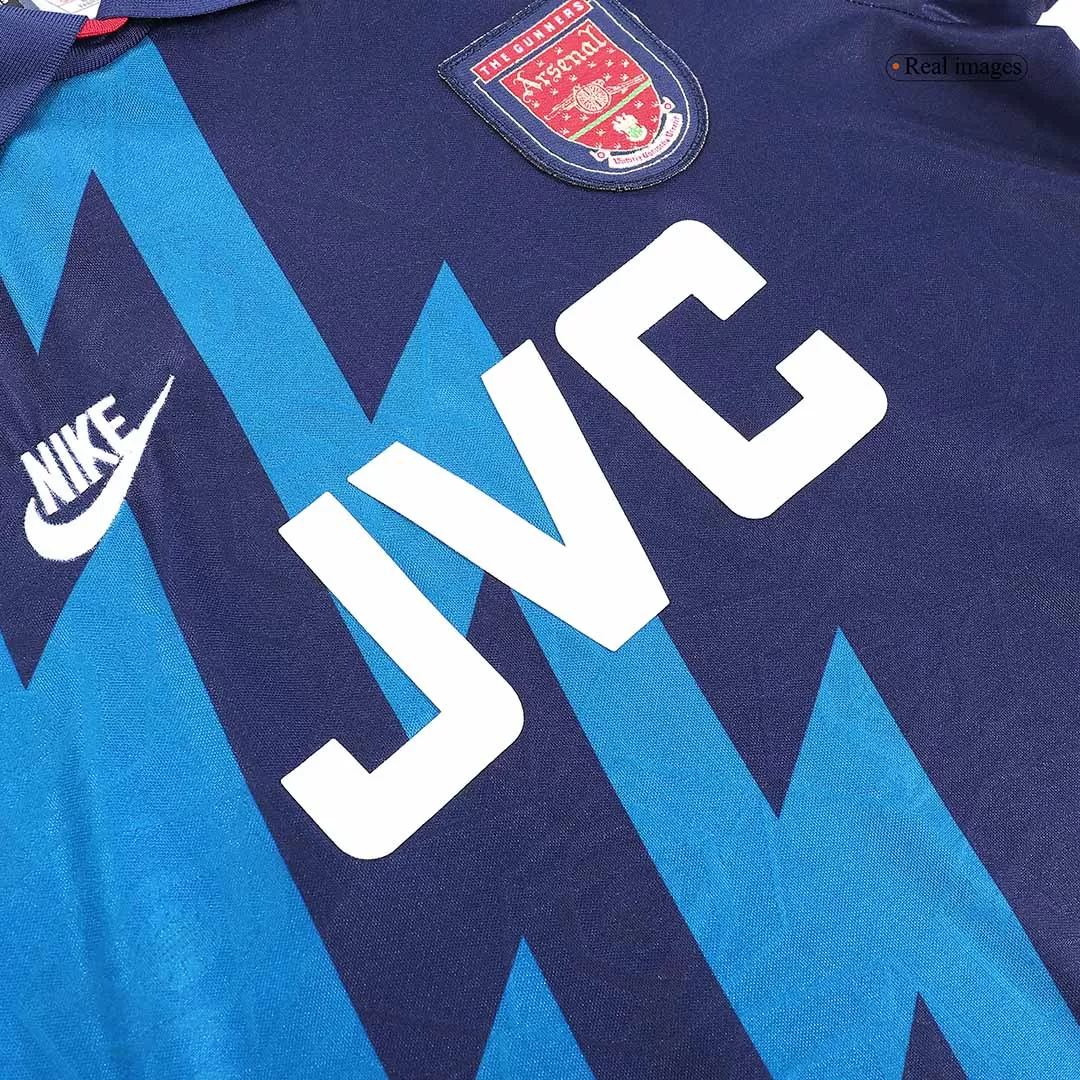 Retro 1995/96 Arsenal Away Long Sleeve Soccer Jersey