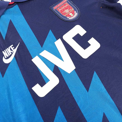 Retro 1995/96 Arsenal Away Long Sleeve Soccer Jersey